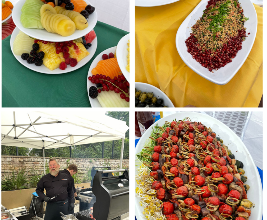 Eine Auswahl an leckeren Speisen vom Catering Service