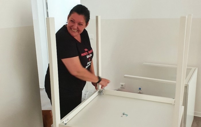 Vorbereitungen und Aufbau für den neuen Standort VITA domus - Kiehlufer