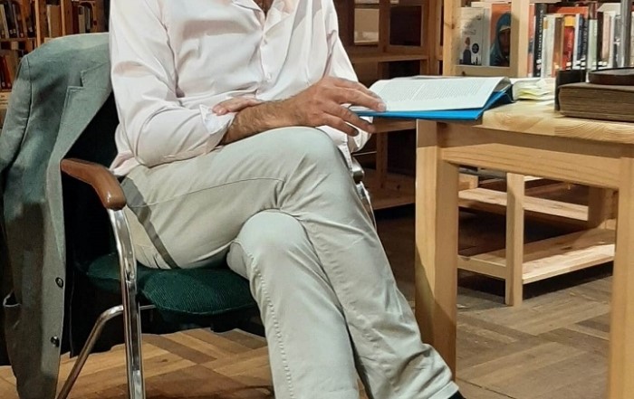 Oliver Ohmann bei der Autorenlesung