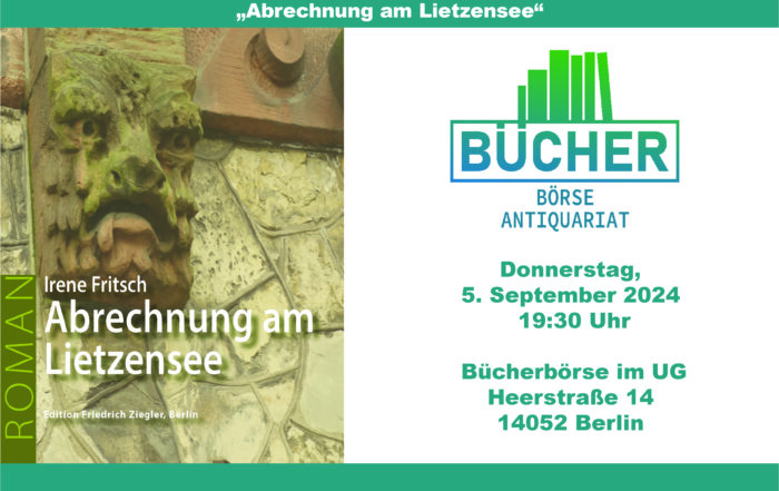 Krimi-Abend mit Irene Fritsch in der VITA-Bücherbörse