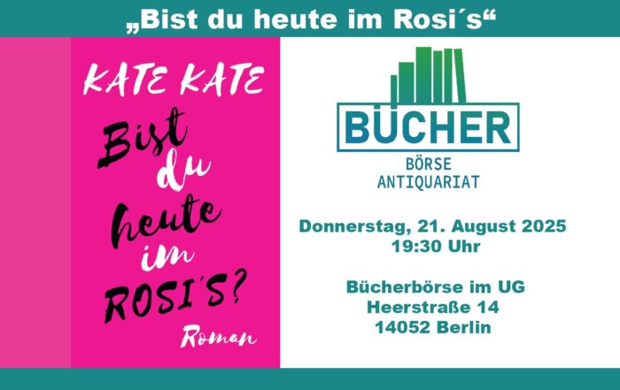 Lesung VITA-Bücherbörse Kate Kate