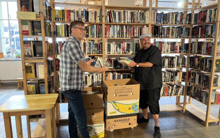 Jordan T. A. Wegberg Spende Bücher VITA-Bücherbörse
