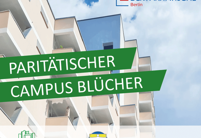 Webseite Paritätische Campus Blücher